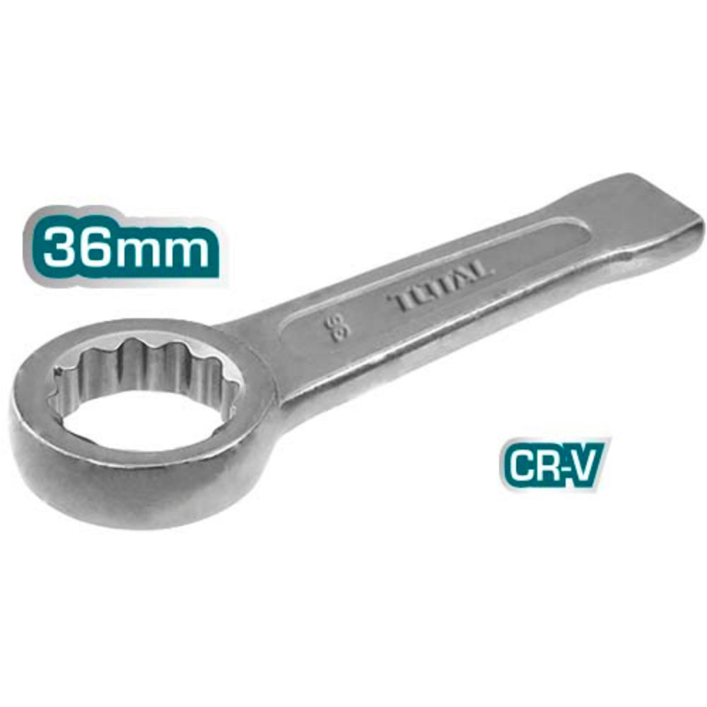Ключ звезда ударен TOTAL Industrial, CrV, SW 36 х 205 мм