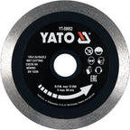 Диамантен диск за рязане на плочки YATO, Ф 125 x 22.23 x 10 мм