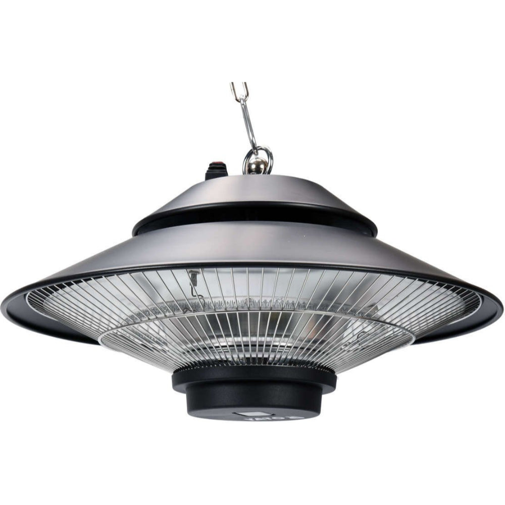Инфрачервен отоплител с дистанционно, висящ YATO, IP44, 1500 W