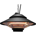 Инфрачервен отоплител с дистанционно, висящ YATO, IP44, 1500 W