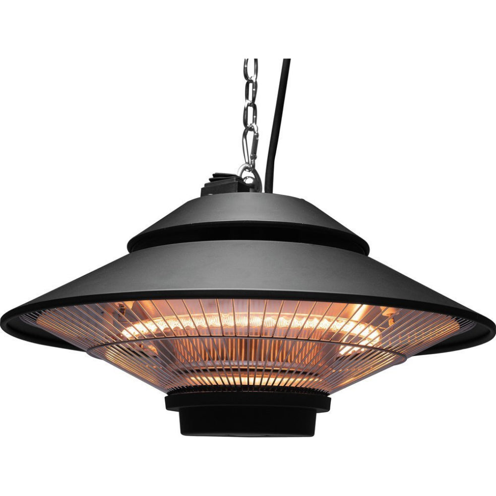 Инфрачервен отоплител с дистанционно, висящ YATO, IP44, 1500 W
