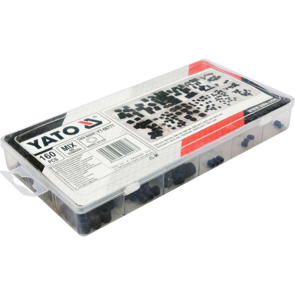 Комплект стопорни винтове М3 - М10 YATO, 160 броя