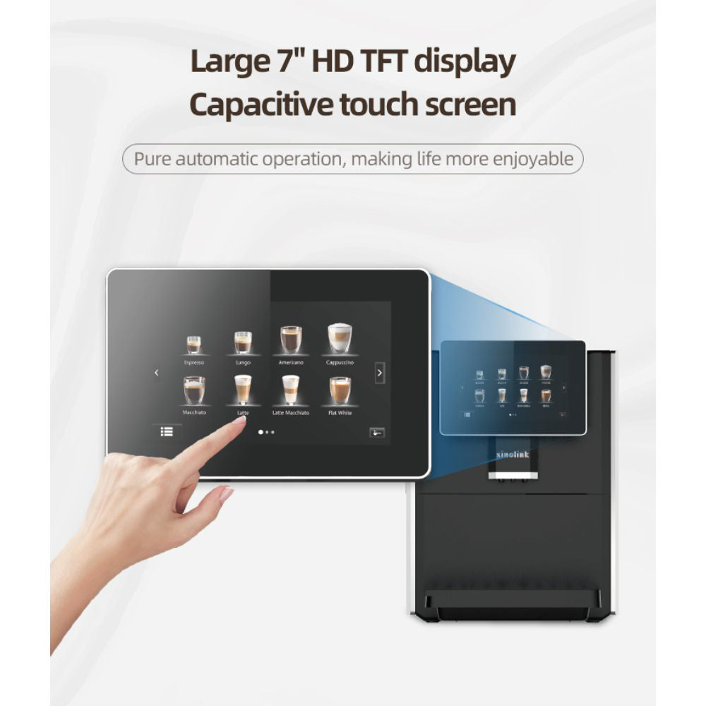 Кафеавтомат HIPRESSO CM1001, 1350 W, 19 bar