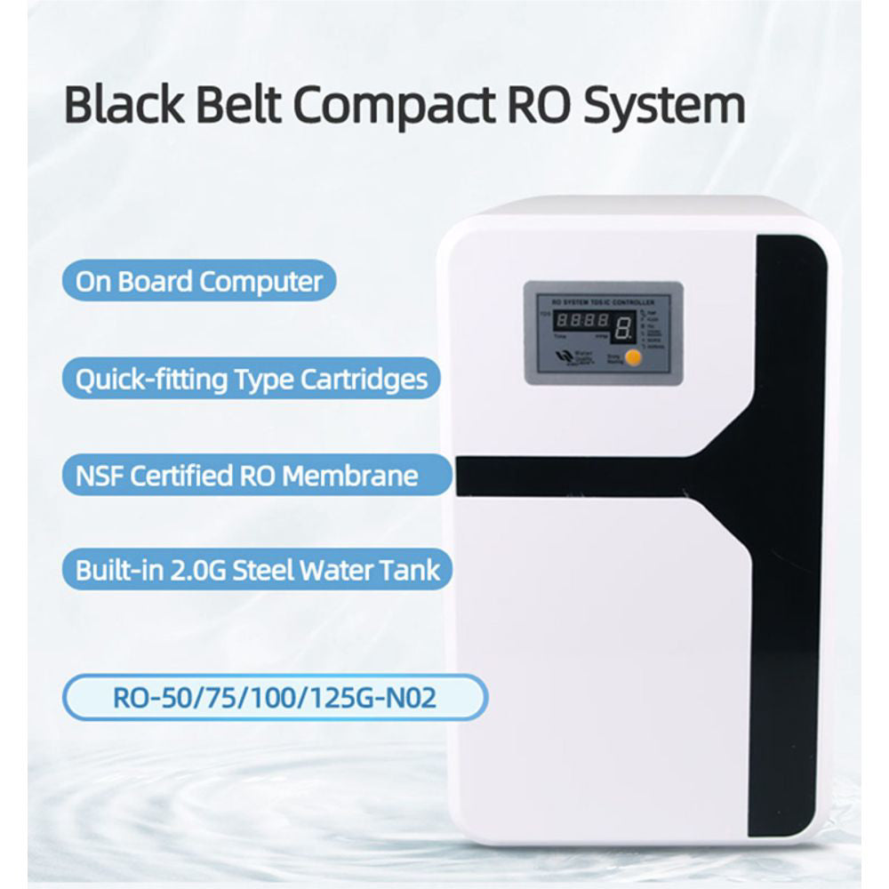 Система за филтриране на вода с обратна осмоза RO, HIDROTEK RO-50G-N02, 190 л/ден