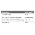 CTO филтър с активен въглен HIDROTEK CTO-10CF