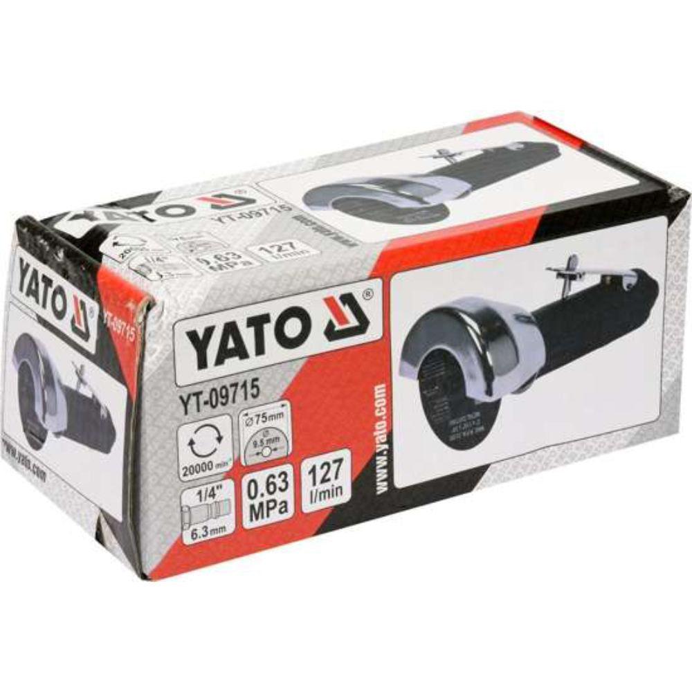 Пневматичен шлайф YATO 09716, Ф 75 мм, 20000 min - 1 EURO YT 09715