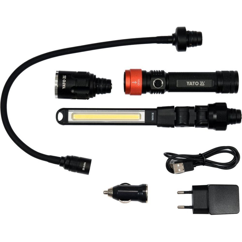 Работна лампа YATO, CREE XPG LED, 3в1, 380 lm