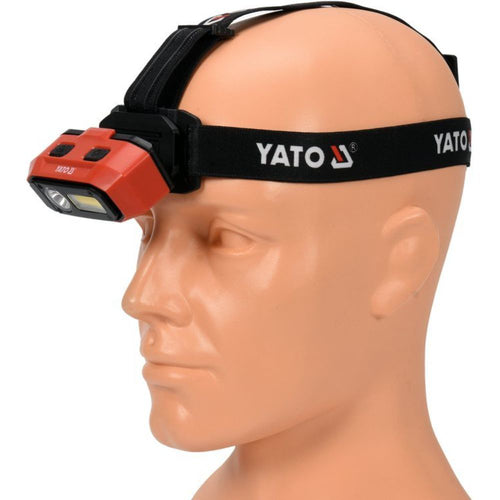 LED челник YATO, Li-Ion 3.7 V 2200 mAh, 800 lm