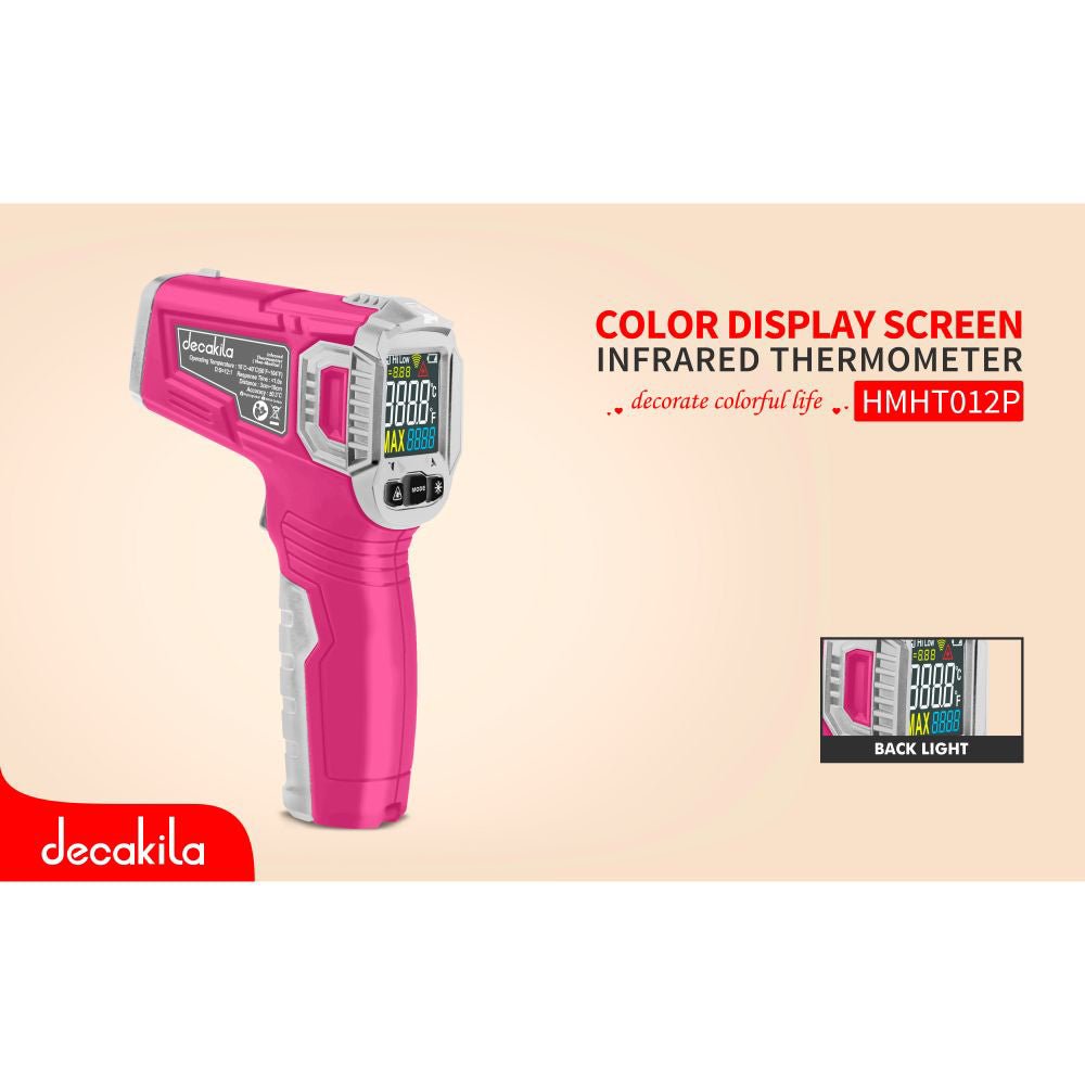 Термометър инфрачервен DECAKILA, -30 ° C / 550 ° C