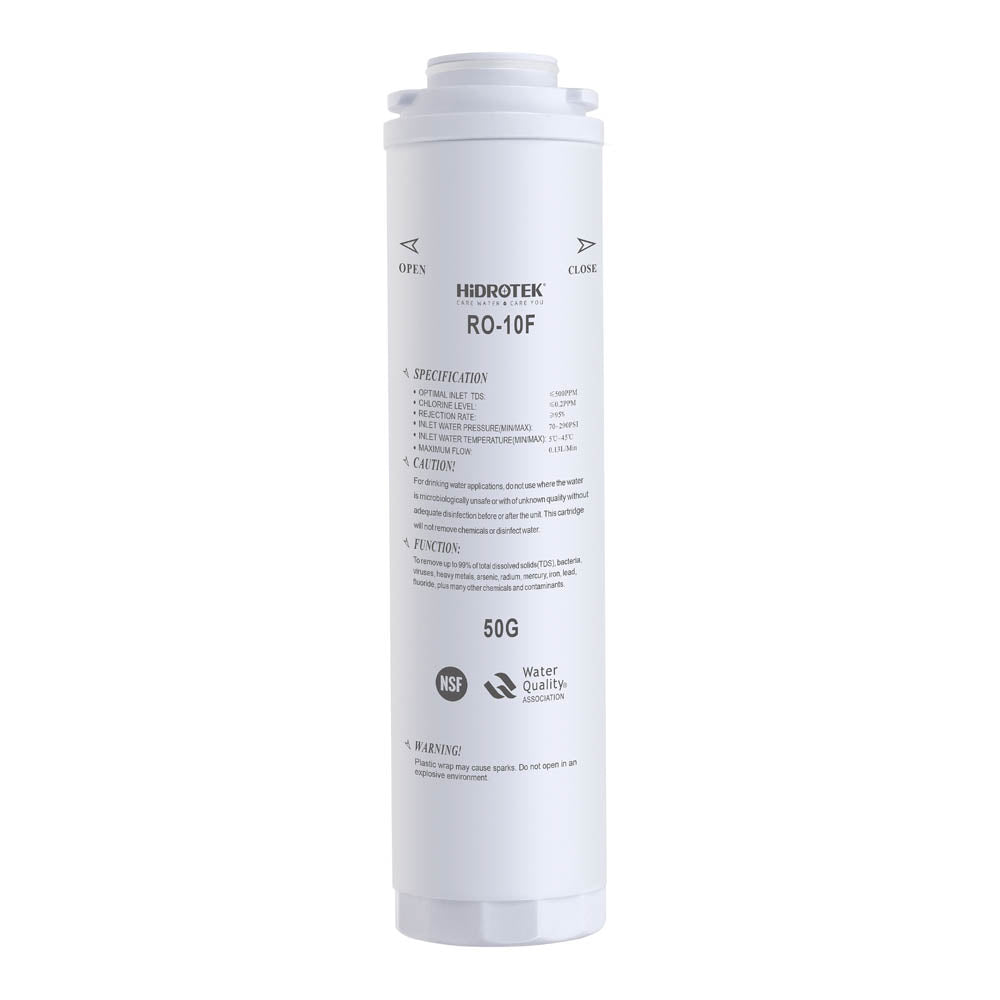 Мембрана за обратна осмоза HIDROTEK RO-10F, 190 л/ден