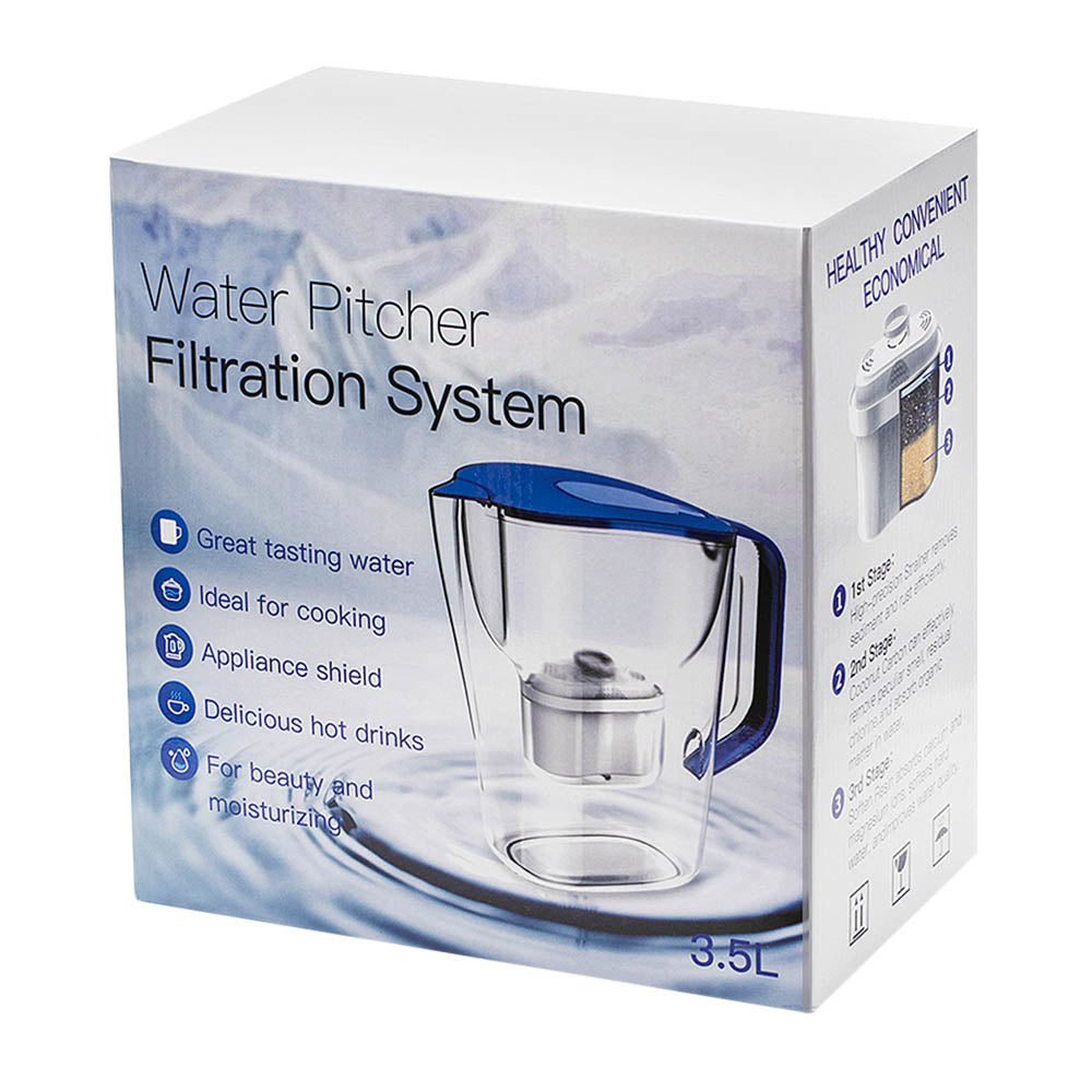 Филтърна кана за вода, HIDROTEK JS-01, 3.5 L