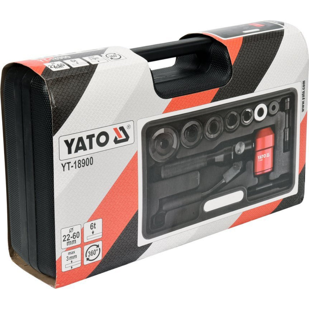 Хидравлична преса за пробиване на отвори YATO, 360°, Ø 22 - 60 мм