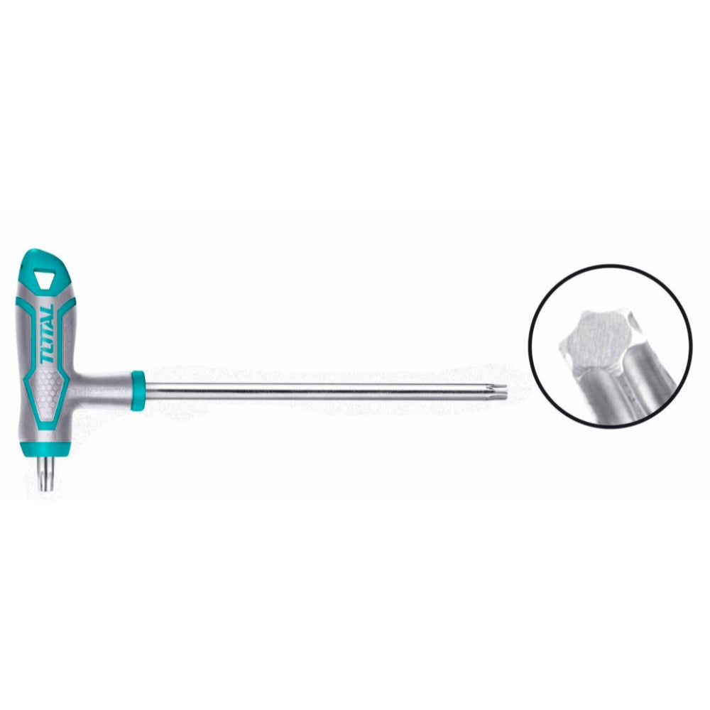 Т-образен TORX ключ TOTAL Industrial, CrV, T40 х 150 мм