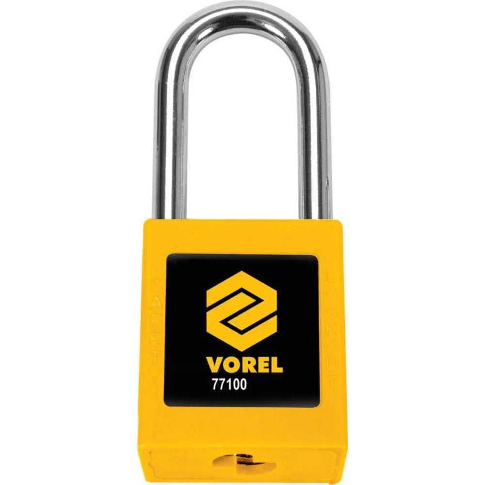Усилен катинар с ABS покритие VOREL, Ф 6 мм, 2 ключа