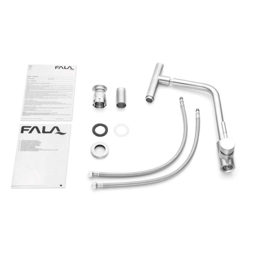 Кухненски смесител FALA, Inox, Steely 3