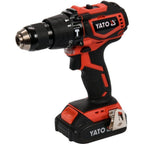 Акумулаторен ударен винтоверт YATO 82797, 18 V, 42 Nm, 2 x 2 Ah, безчетков + 126 аксесоара