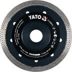 Диамантен диск за рязане и шлайфане на плочки YATO, Ø 125 x 22.23 x 10 мм