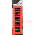 Комплект ударни битове XZN многостен с държач 1/2", M6-M18, 9 части