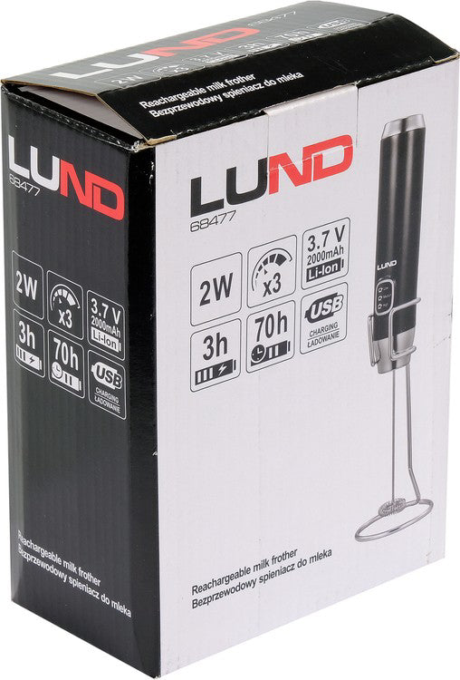 Уред за млечна пяна LUND, 2 W, USB зареждане