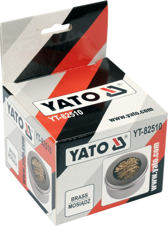 Тел за почистване на поялник YATO, месинг, 20 гр