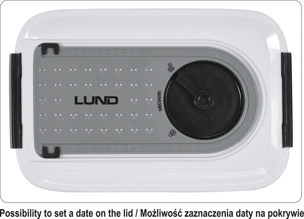 Контейнери за вакуумиране на храна LUND, 0.75 / 1.5 L, 2 броя