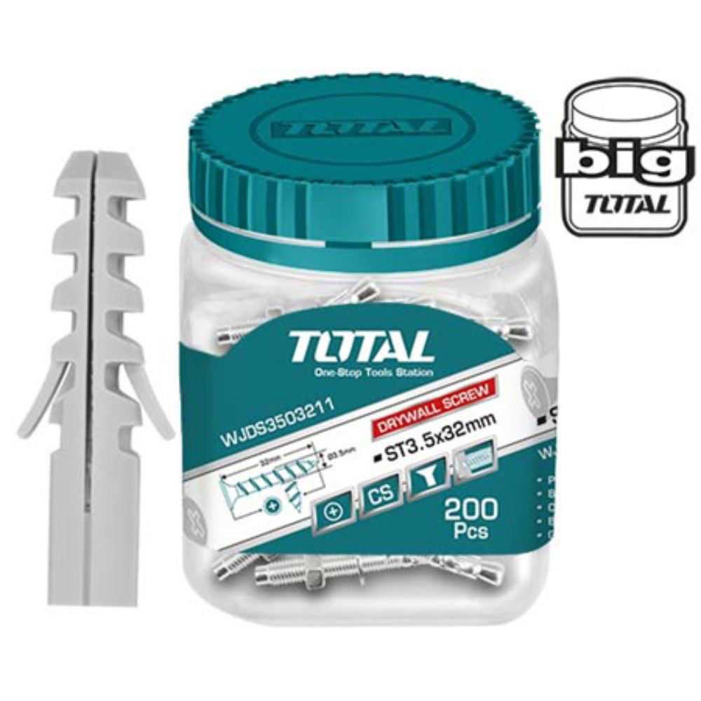 Дюбел класически TOTAL, Ф 10 х 50, 40 бр