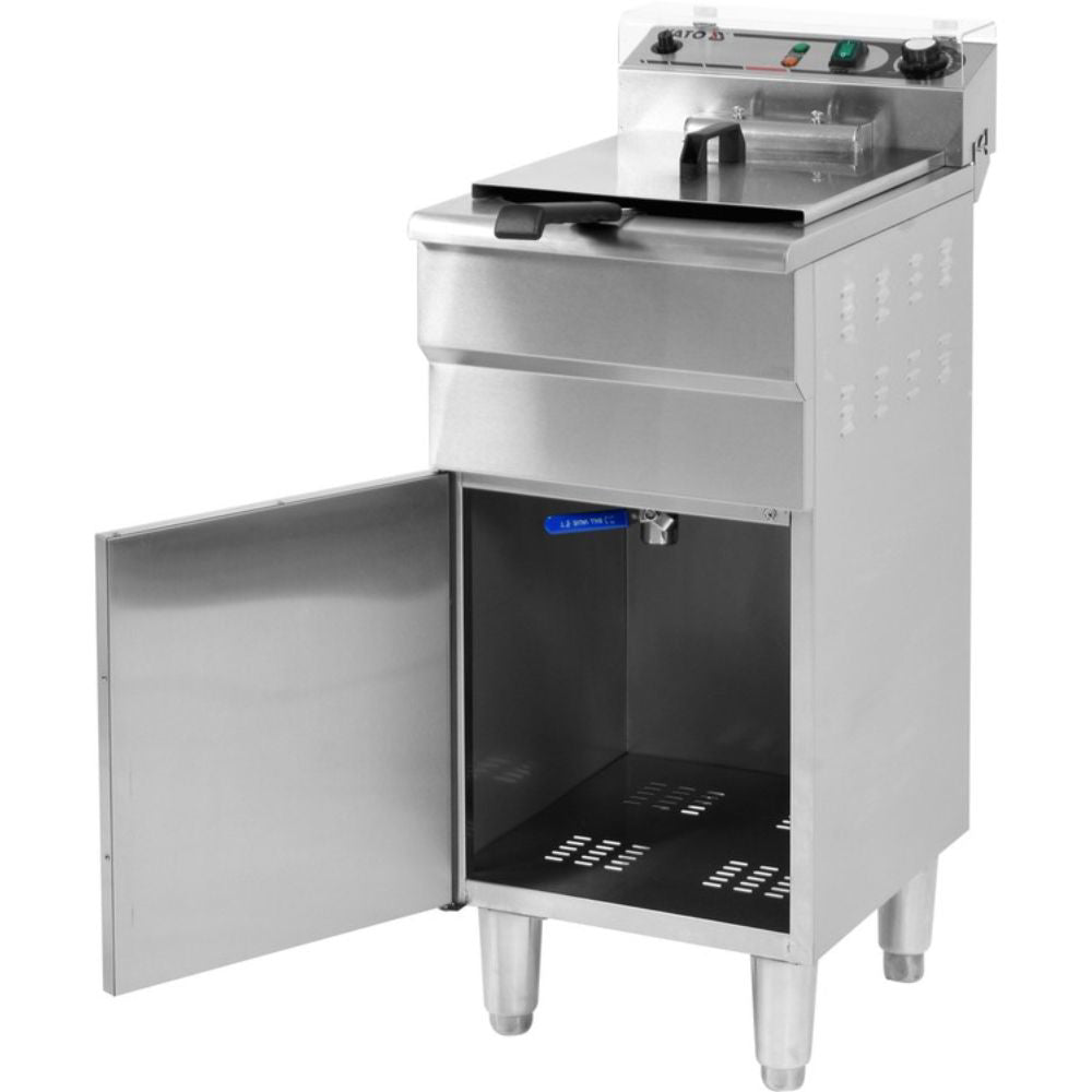 Фритюрник електрически с шкаф YATO, 5 kW, 400 V, 11.5 L