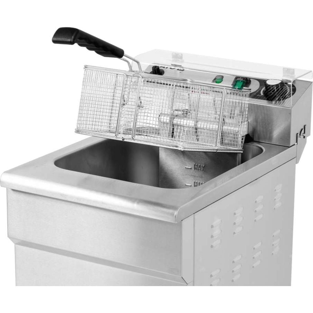 Фритюрник електрически с шкаф YATO, 5 kW, 400 V, 11.5 L