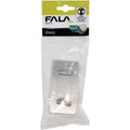 Закачалка FALA STEELY, двойна, самозалепяща, Inox