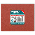 Комплект шкурки на лист TOTAL, 145 x 114 мм, P80 - P120, 5 броя