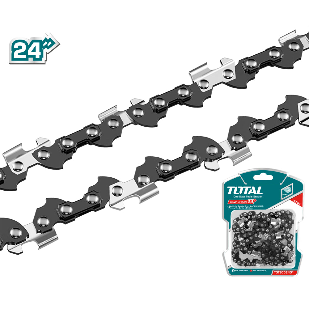 Верига за верижен трион TOTAL, 3/8", 0.063", 24"