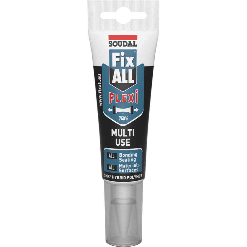 Универсално лепило SOUDAL, FIX ALL Flexy, бял, 125 ml
