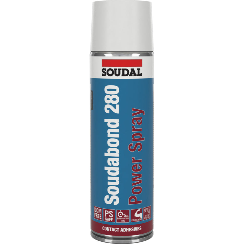 Контактно лепило SOUDAL Soudabond 280 Power Spray, 500 ml
