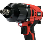 Акумулаторен безчетков ударен гайковерт с вложки, YATO, 1/2", 18 V, 700 Nm, 2 x 3 Ah