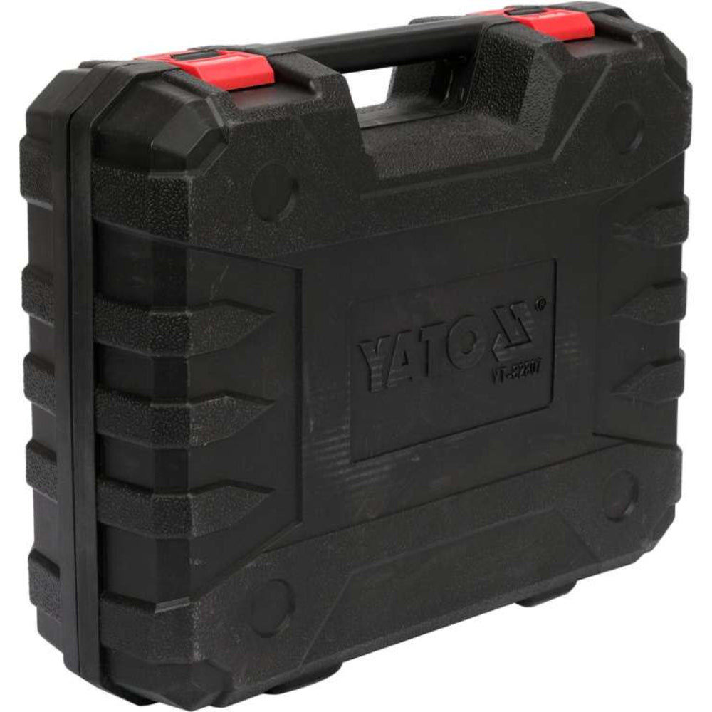 Акумулаторен безчетков ударен гайковерт с вложки, YATO, 1/2", 18 V, 700 Nm, 2 x 3 Ah