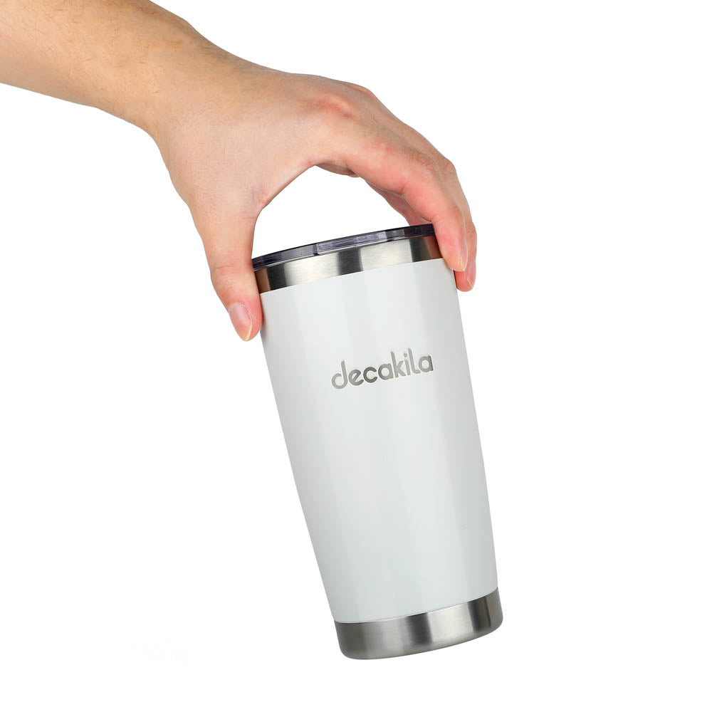 Термо чаша DECAKILA, бяла, 590 ml