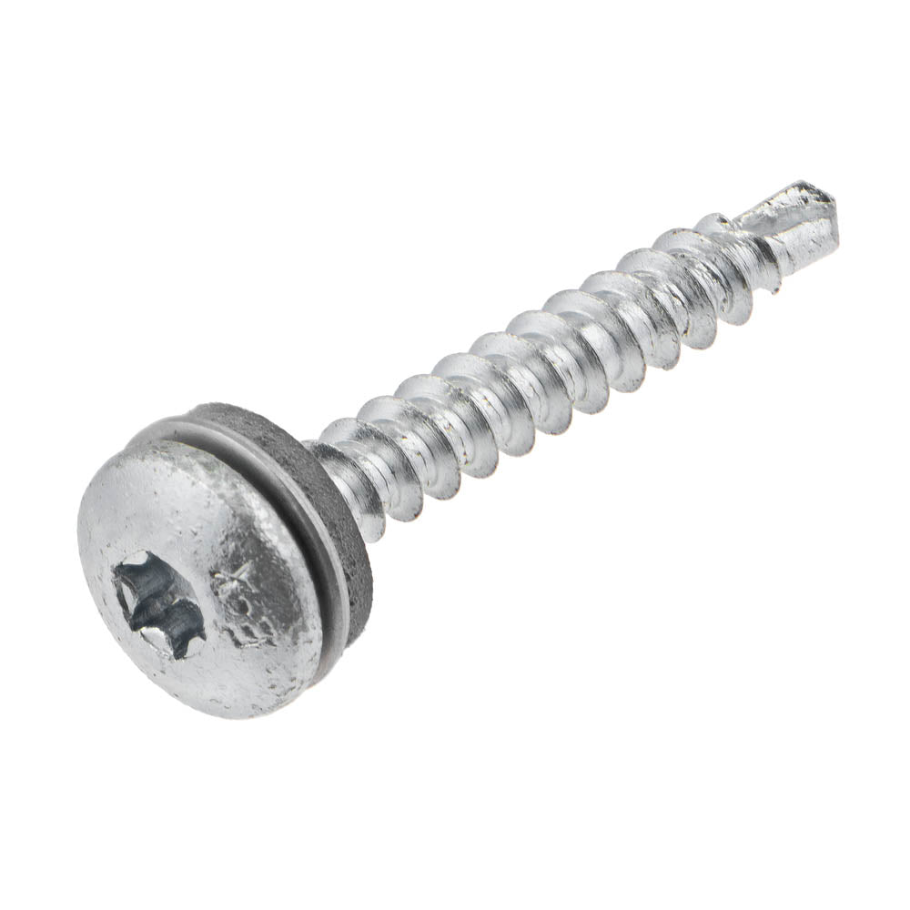 Винт за дърво ~DIN 7504N, TX 25, E12, A2, Bimetal, ф 4.8 x 35