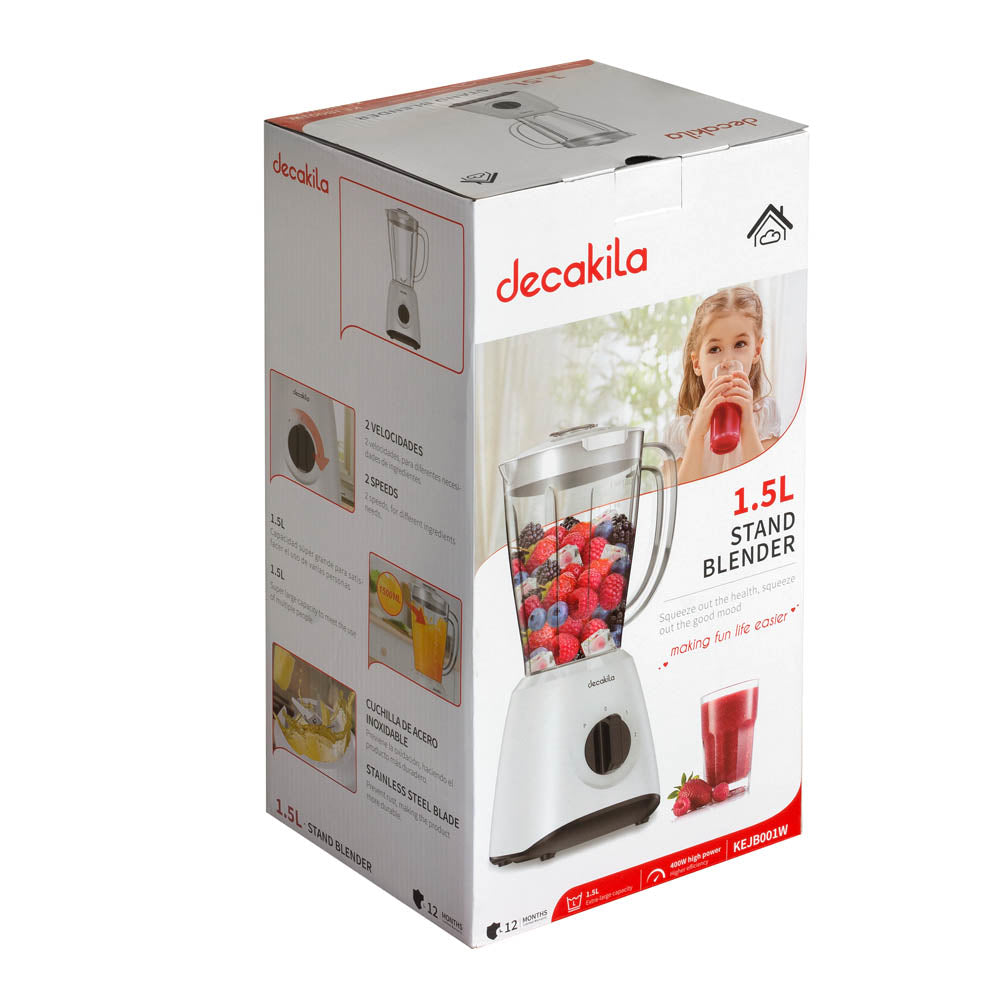 Блендер DECAKILA, 2 скорости, 400 W, 1.5 L
