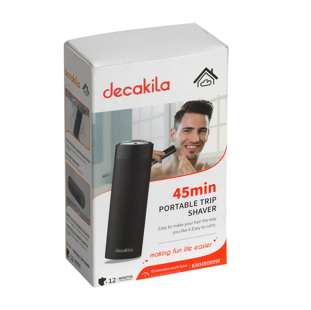 Електрическа самобръсначка портативна DECAKILA, Ф 30 мм, 450 mAh батерия