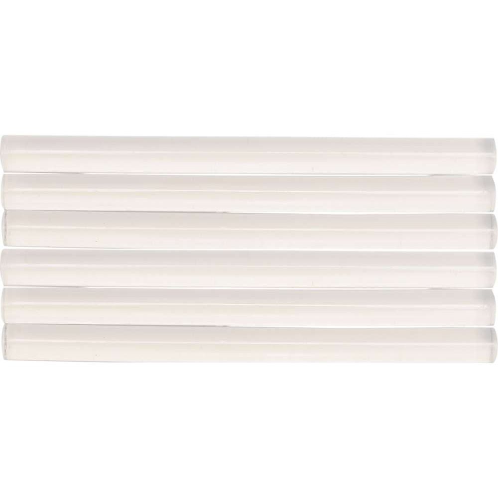 Силиконови пръчки за топло лепене, прозрачни, Ø 11.2 x 100 mm, 6 броя