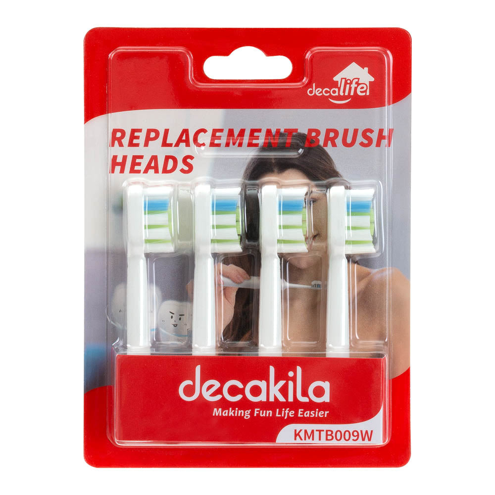 Резервни глави за четка за зъби DECAKILA KMTB002W, 4 бр