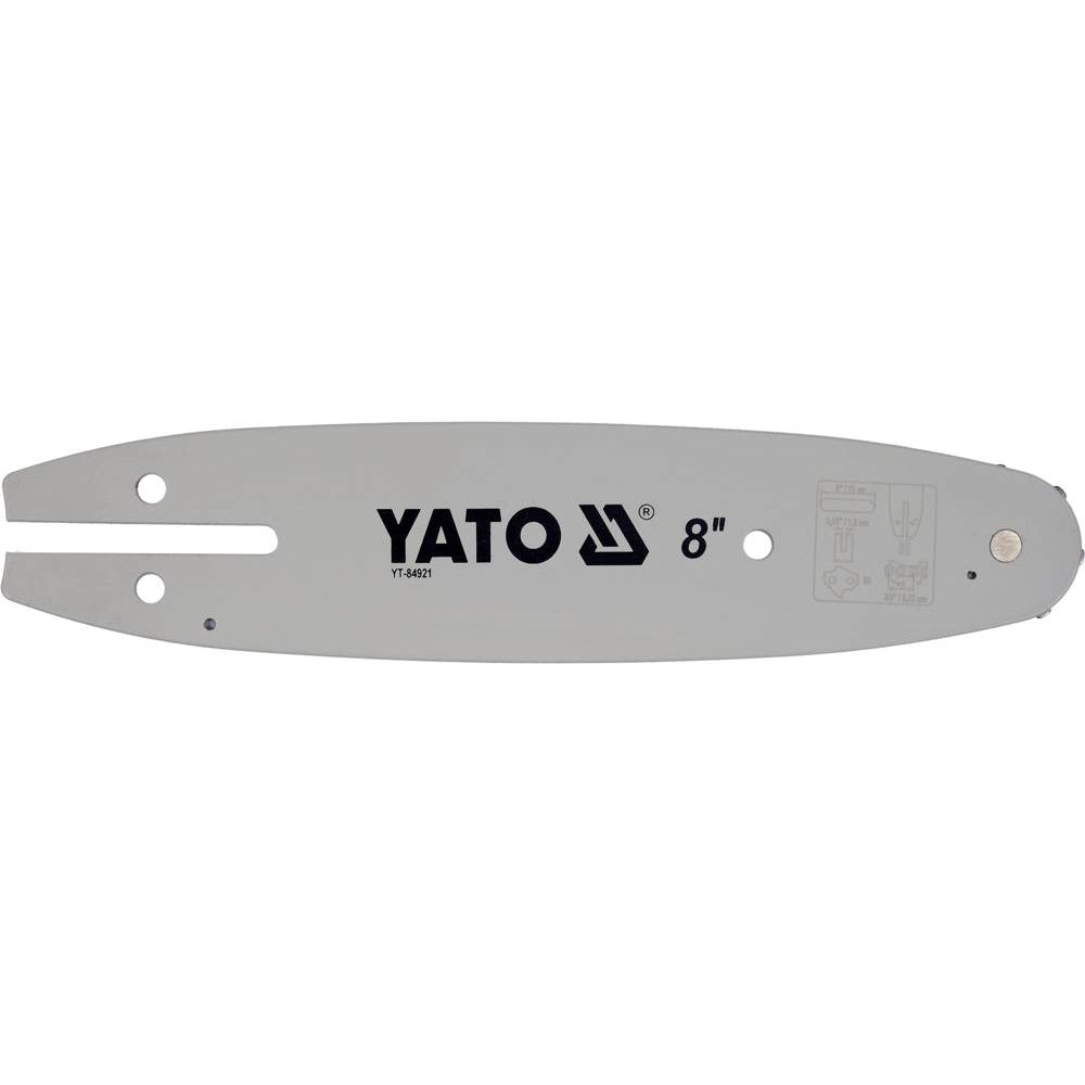 Шина за моторен трион YATO, M, 3/8", 1.3 мм, 8"