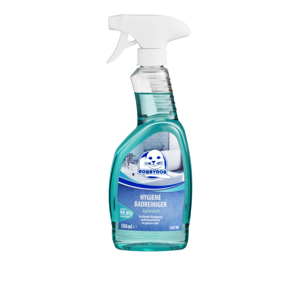 Препарат за почистване на баня ROBBYROB, ябълка, спрей 500 ml
