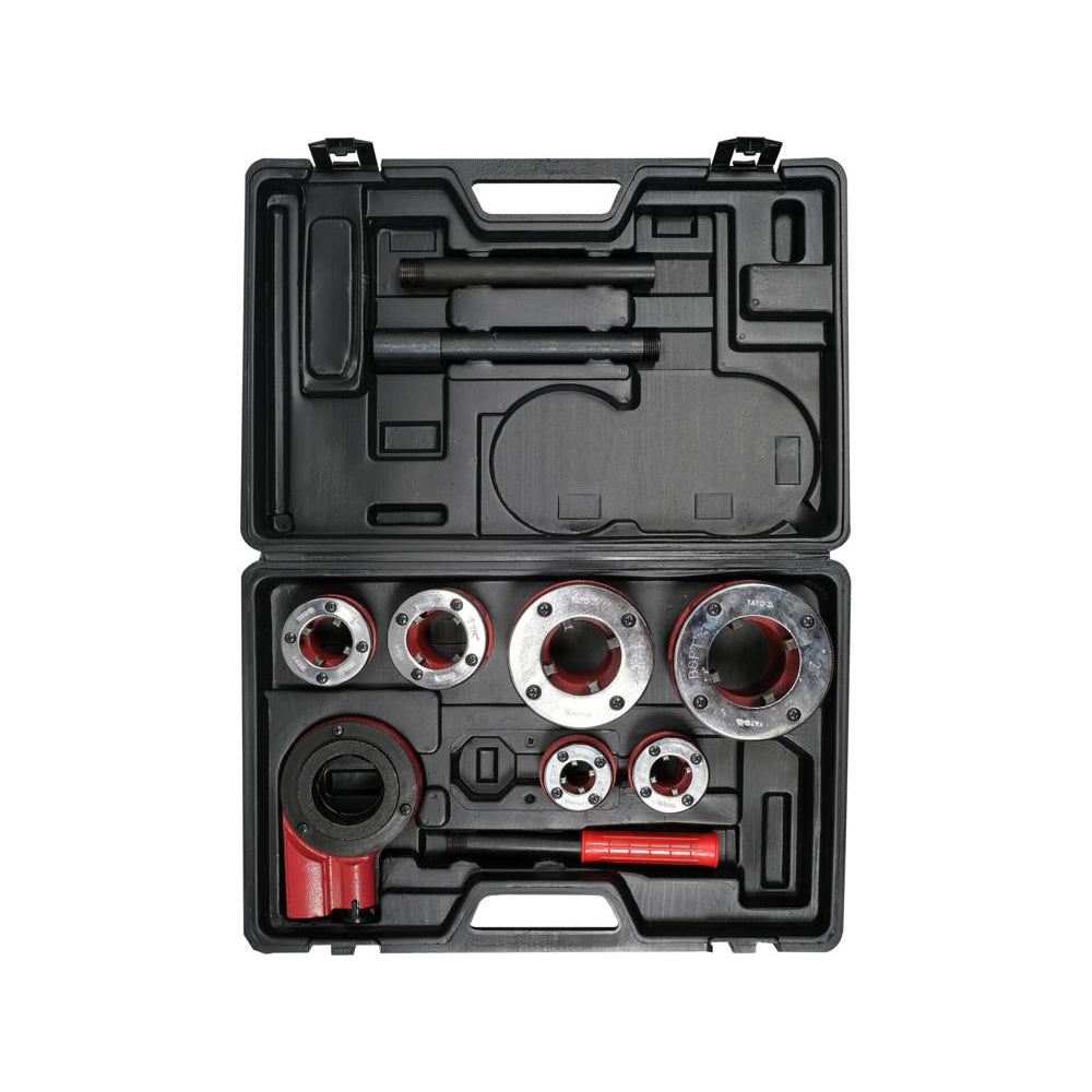 Комплект за тръбни резби YATO, 1/2 - 2", 6 части