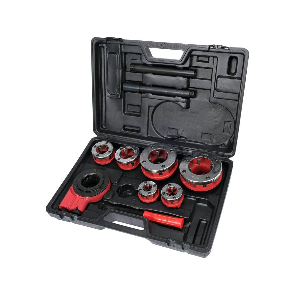Комплект за тръбни резби YATO, 1/2 - 2", 6 части