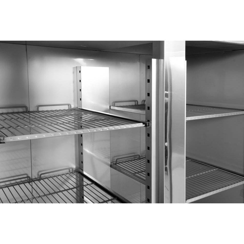 Хладилен шкаф, 2 врати, YATO, 440 W, 1300 L, -2 до +8 °C