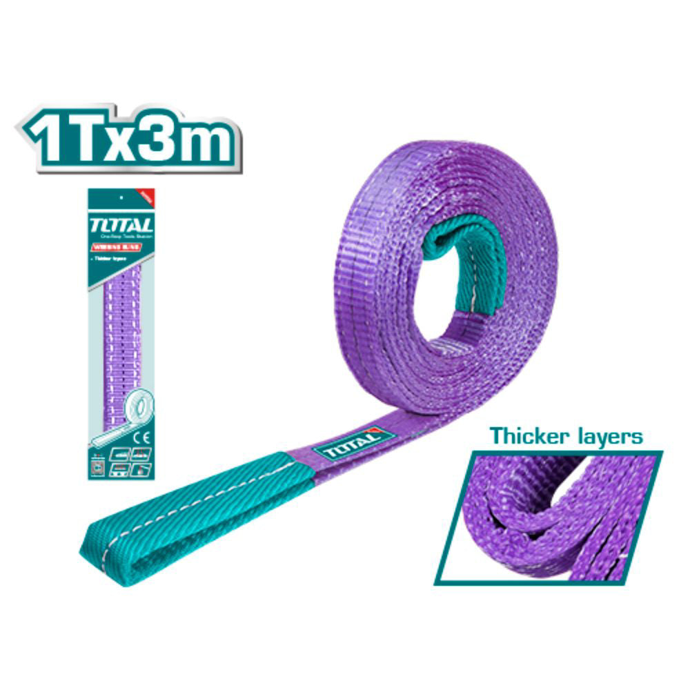 Сапан TOTAL, 2 уши, 1T, 3 м, лилав