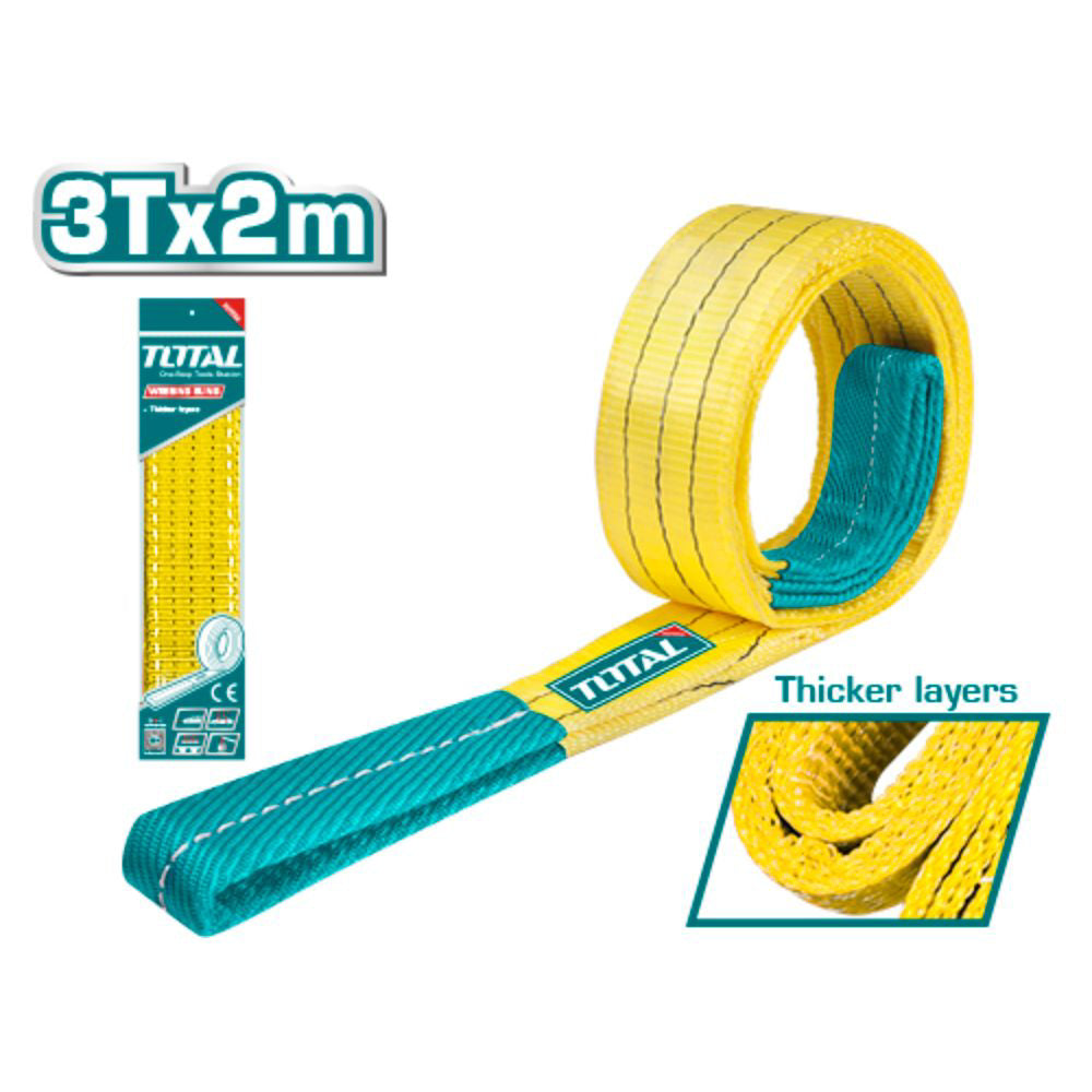 Сапан TOTAL, 2 уши, 3T, 2 м, жълт