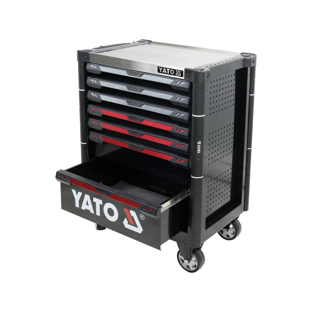 Количка за инструменти YATО, 7 чекмеджета, празна