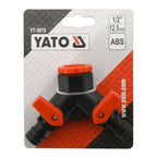 Разклонител за маркучи 1/2" с кран YATO, TYPE"Y"